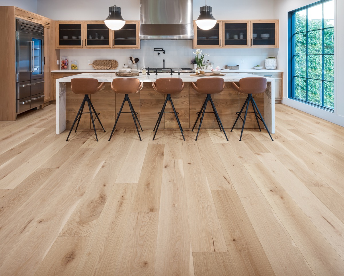 AquaProof waterproof laminate flooring installed in a kitchen